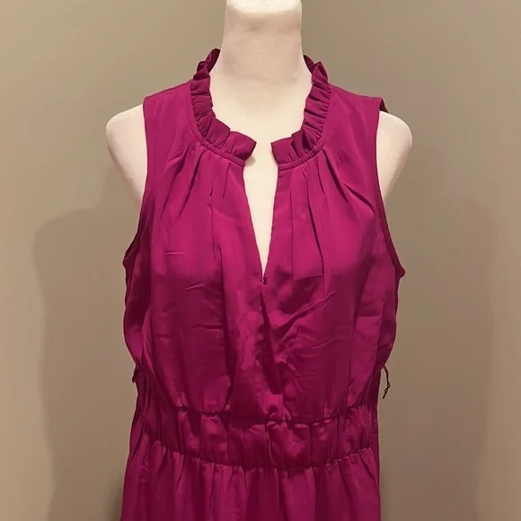 DKNY Magnolia Sleeveless Tiered Dress - Picture 2 of 7